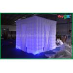 Professional Photo Studio Oxford Cloth Led Lighting Inflatable Photo Booth Kisko Frame For Wedding for sale