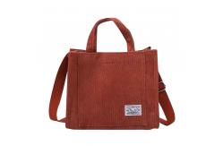 China Zipper Closure Canvas Grocery Bags Adjustable Strap Simple Style supplier