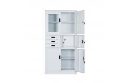 China KD Structure Metal File Cabinet With Cyber Lock 900x 450 X 1850 Mm supplier