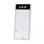 Eco Friendly Personalized Magnetic Notepads Black Fridge Shopping List Pad for sale
