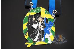China Carnival Custom Made Medals , Silver Plating Custom Metal Medallions supplier