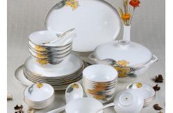 China 45pc Bone China Dinnerware Set supplier