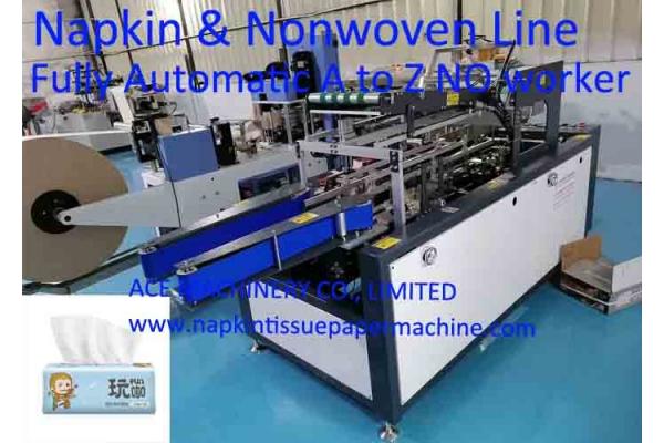 Auto Transfer Fully Automatic Napkin Production Line