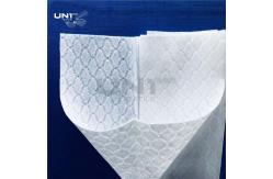 China Absorbent Polyester Spunlace Nonwoven Fabric Disposable Diamond Pattern supplier