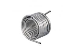 China Customized Coaxial Coil Heat Exchanger With Titanium Twisted Smooth Tube supplier