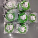 RJ45 Connector For Ethernet Data Transmission 4 Pin Cat5e With 15 Meter Green Cable for sale