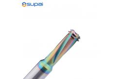 China Drilling Chamfering Tungsten Carbide Milling Cutter Thread End Mill For Aluminum supplier