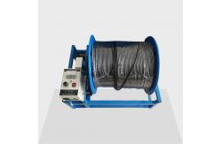 China Blue 220 Volt Electric Winch , 100m -2000m Water Well Inspection Camera supplier