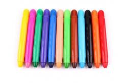 China 6 Color Nontoxic Wax Crayon/Eco-friendly fancy colored Non-toxic wax crayon set supplier
