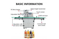 China Self flow filling machine with PLC control screen easy to operate and adjust supplier