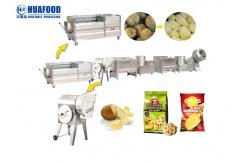 China Frozen French Fries Automatic Potato Chips Making Machine Potato Chips Frying Machine supplier