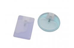 China Refillable Perfume Atomiser Spray Square Card Bottle supplier