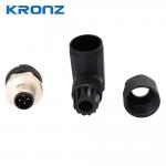 Screw Connect M12 Male Connector Cable Outlet Diameter 4-8mm Aviation Plug Socket Circular for sale