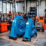 Vertical or Horizontal Francis Turbine Generator with / 90%-96% Rated Efficiency for sale