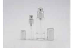 China 3ml Empty Mini Plastic Perfume Bottle Tester With Clear Atomizer Spray Pump supplier