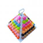 7 Layer Thin 1mm Plastic Macaron Packaging Pyramid Mini Macaron Stand for sale