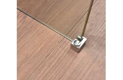 China 8mm Pivot Shower Screen 600x2000mm Aluminum Frame supplier