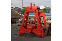China Heavy Duty NM400 Mechanical Grab Bucket 2 Peel Dredging Clamshell Material Bulk Cargo supplier