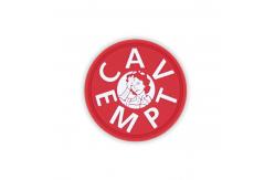 China 3D PVC Badge Patch Silicone Velcro Polyester Material 9cm Size supplier