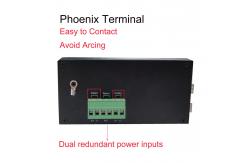 China 40Gbps 6 Port Managed Switch , Gigabit Network Switch Din Rail Mount supplier
