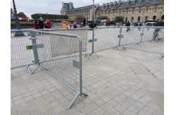 China Temporary Road Safety Traffic Crowd Control Barrier Fence Galvanized supplier