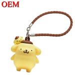OEM Customized  Plastic PVC  Pretty Cartoon Figure Action keychain toy