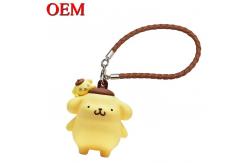 China OEM Customized  Plastic PVC  Pretty Cartoon Figure Action keychain toy supplier