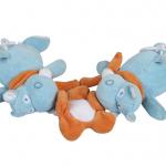 Delicate Hanging Newborn Plush Toys Soft Feeling With Embrodiery Eyes