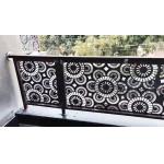 Outdoor Aluminum Stair Railing Balusters Framed Terrace Designs for sale