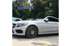China Practical Waterproof metallic matte grey wrap , Anti Scratch Adhesive Wrap For Cars supplier
