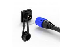 China M19  Power Connector IP67 Self Locking Industrial 5 Pin Female Connector supplier