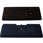 Industrial  illuminated  backlight medicalkeybord  with  optical trackball