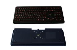 China Industrial  illuminated  backlight medicalkeybord  with  optical trackball supplier