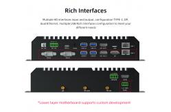 China RK3588 HD Media Player Box Wifi Embedded Industrial Control Player Box supplier