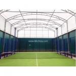 Outdoor Waterproof Padel Tennis Court Canopy Sport Padel Court Roof Cover Padel Tennis Court