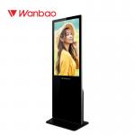 43-65inch Wifi Ultra Slim With Tempered Glass Rotating Ad Digital Outdoor Tv Stand 65 Inch Floor Standing Lcd touch Kios for sale