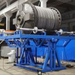 Low Noise Rock And Roll Rotomoulding Machines with Delta PLC Control 6KW-11KW