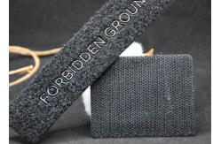 China OEKO Female Velcro Embossed Patches Hook And Loop Patches supplier