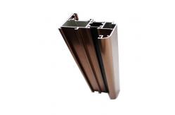 China Customized Aluminum Frame Profile , T5 / T6 Aluminium Windows Wood Finish supplier