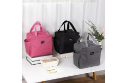 China Cationic Custom Insulated Lunch Bags Double Layer Leak Proof Lunch Bag supplier