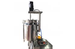 China SUS304 Small Lip Gloss Filling Machine AC Motor With Double Nozzles supplier