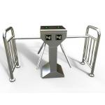Passage Width 550mm RS485 Pedestrian Security Turnstile Gate AC220V 50HZ