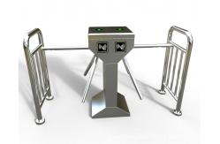 China Passage Width 550mm RS485 Pedestrian Security Turnstile Gate AC220V 50HZ supplier