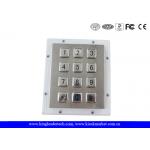 Stainless Steel Industrial Numeric Keypad Vandal High Resistance For Access Control System
