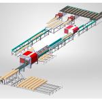 Circular Sawmill Multi Rip Saw Machine 500mm Sawing Diameter for sale
