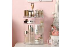 China Adjustable Acrylic 360 Degree Rotating Cosmetic Organizer 4 Tier supplier