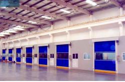 China Dust Proof 1.0m/S IP55 Safety PVC Roller Shutter Doors supplier
