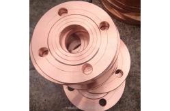 China Yellow Transparent Coating Copper Nickel Flange with Excellent Durability supplier