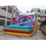 Childrens Commercial grade 0.55mm(1000D, 18 OZ) PVC tarpaulin Inflatable Slide Toys for sale