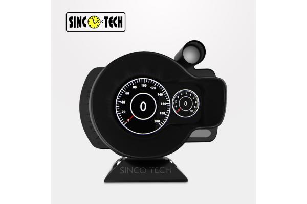 Black OBD2 Sinco Tech Digital Dash Intake Air Temperature Digital Display Kit